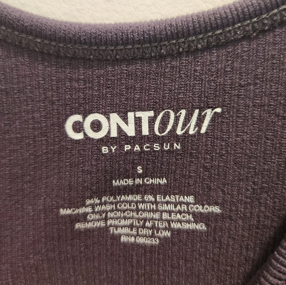 PacSun Contour Ribbed Crop Top - Picture 5 of 7